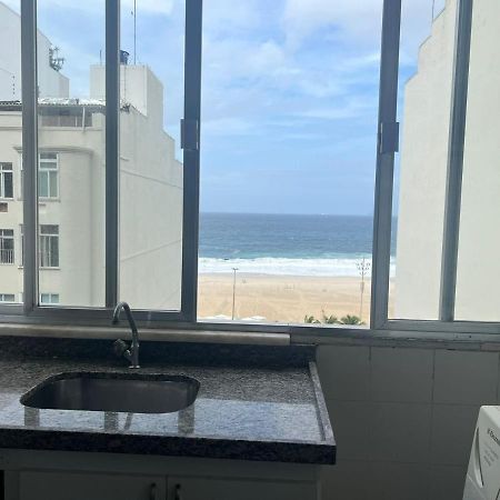 리오데자네이루 Deslumbrante Vista Mar Na Praia De Copacabana 아파트 외부 사진