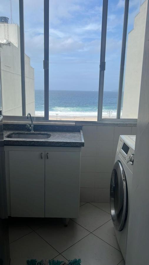 리오데자네이루 Deslumbrante Vista Mar Na Praia De Copacabana 아파트 외부 사진